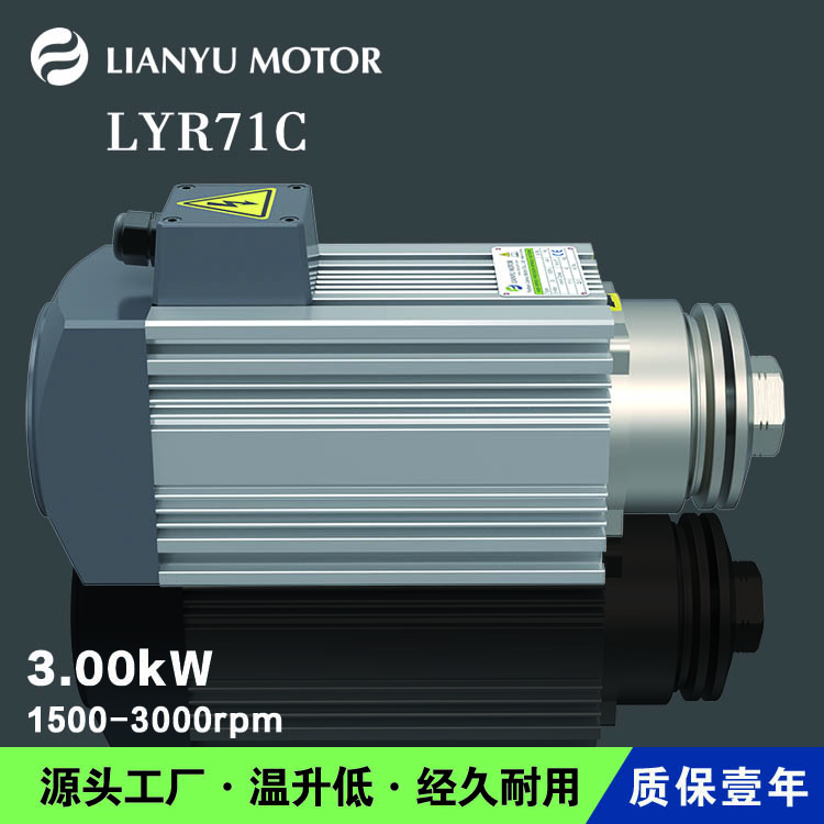 LIANYUMT 鋸床夾鋸片電機(jī) 砂輪銑磨馬達(dá)3000轉(zhuǎn)鋁木材切割鋸切電主軸