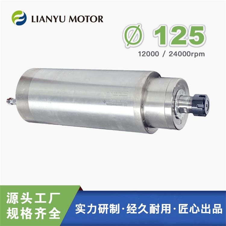 LIANYU 高速打磨電機 裝銑刀磨盤鉆孔雕刻機電主軸 5.5千瓦 直徑125mm