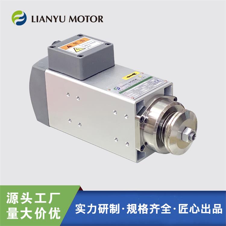 LIANYU MOTOR 夾鋸片刀盤 1.5千瓦12000轉(zhuǎn)方形三相風冷 鋸切高速電機