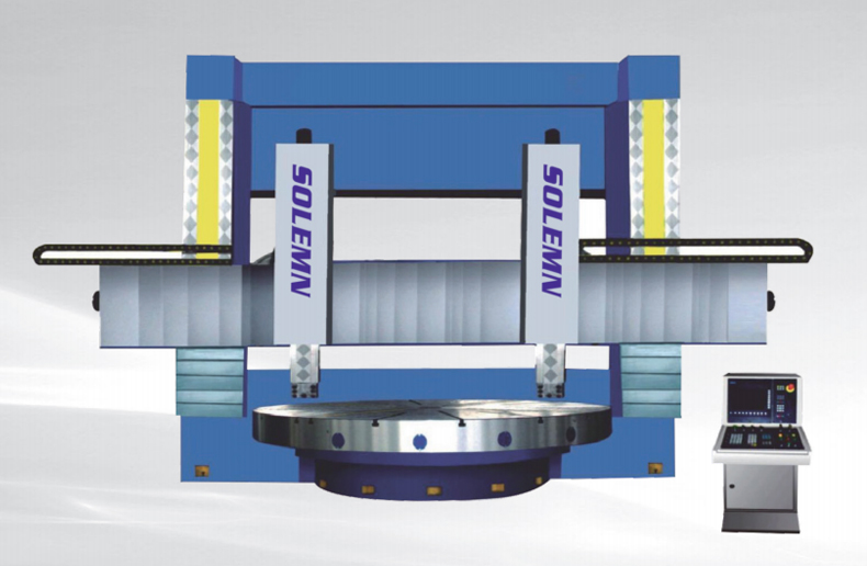 大連莊重CK52系列雙柱數(shù)控立式車床