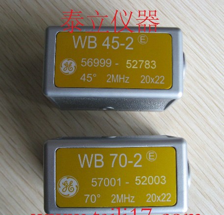 WB70-2塑料楔塊斜探頭美國GE