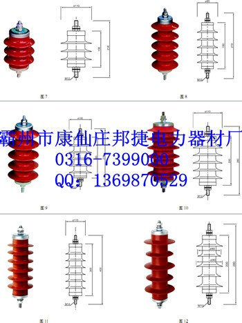 110KV(220KV) 硅膠氧化鋅避雷器