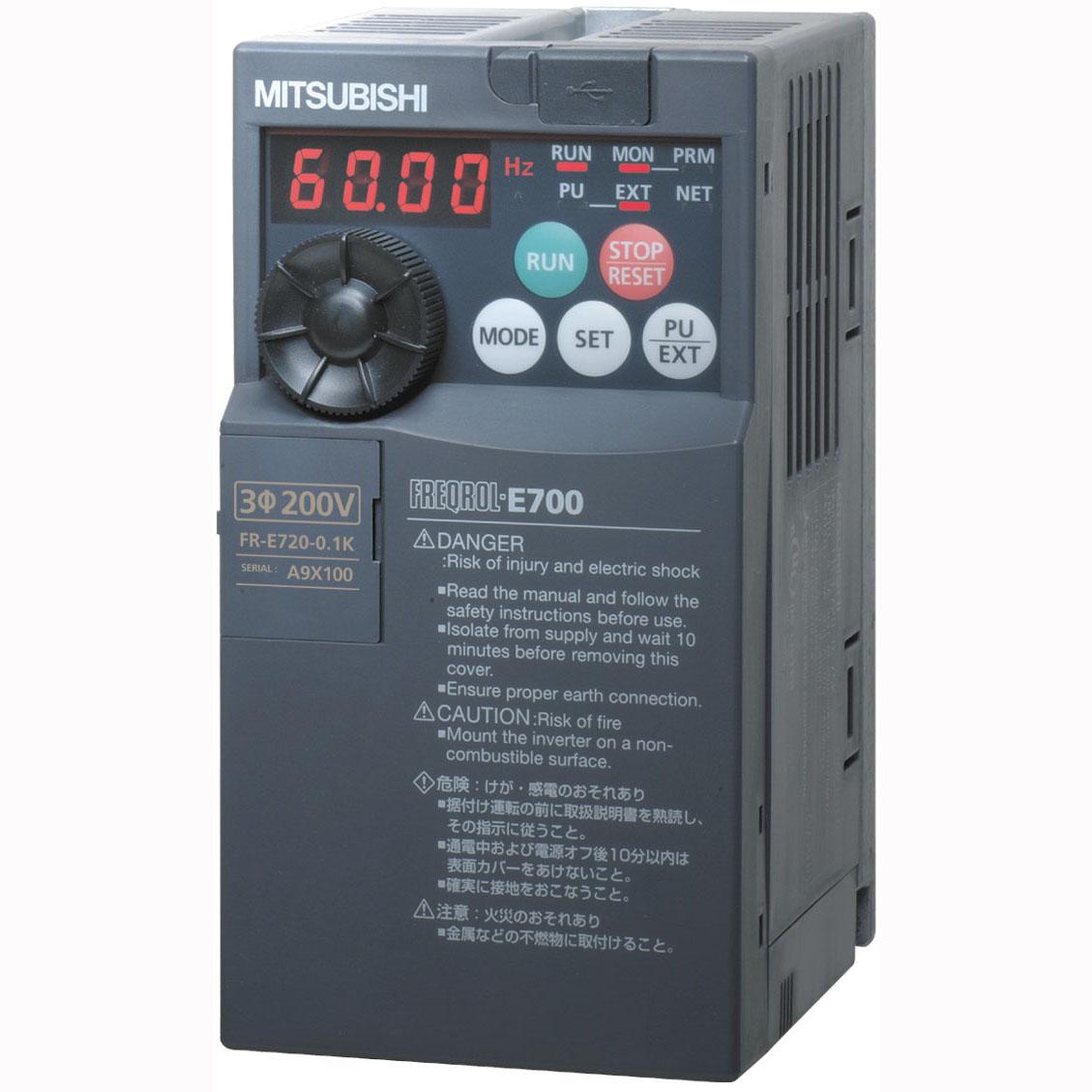 三菱變頻器 FR-E720S-0.75-CHT 華東地區(qū)首選代理商