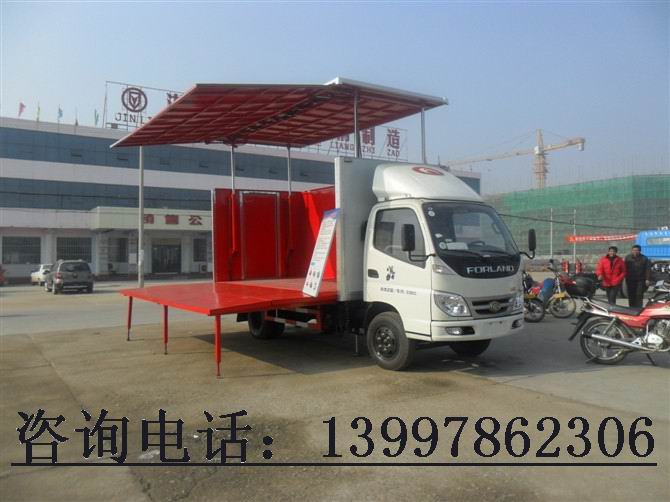 流動快餐車流動表演車流動舞臺車產(chǎn)品展示LED舞臺車，移動宣傳車