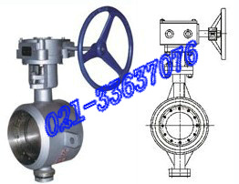 對焊式金屬硬密封蝶閥