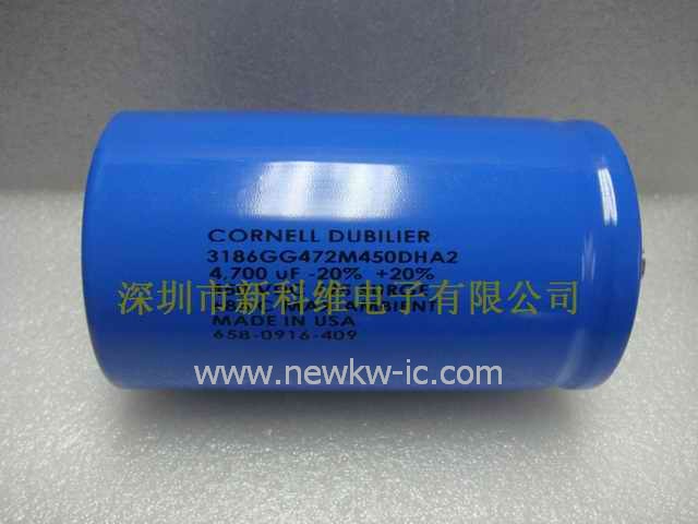 美國CDE電解電容3186GG472M450DHA2