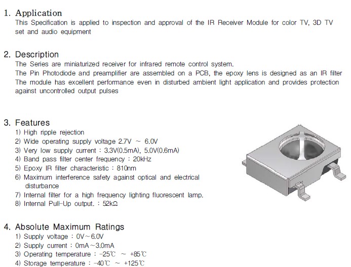 奧偉斯科技有限公司代理銷售 3D眼鏡接收頭R76CC5D