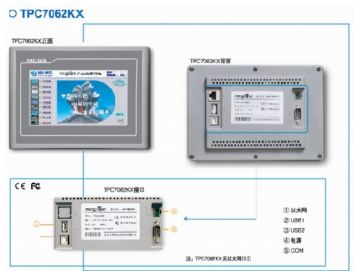 7寸TPC7062KX+觸摸屏總代理