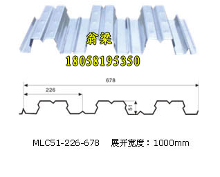 YX51-226-678樓承板鋼承板開口樓承板