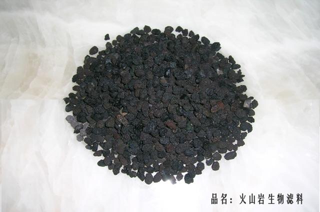 火山巖生物濾料各項(xiàng)物理性能測試平均參數(shù)如下