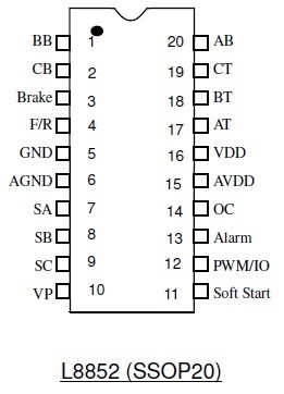 三相無刷馬達(dá)驅(qū)動IC有霍爾無霍爾廠家代理