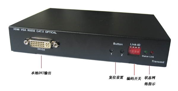 優(yōu)霆科技 DVI光端機(jī) DVI光纖延長器 DVI單網(wǎng)線延長器