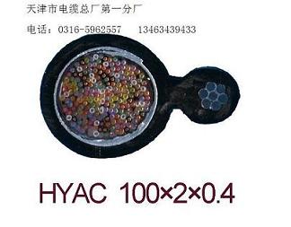 自承式通信電纜-索道通信電纜型號(hào)HYAC，HYYC