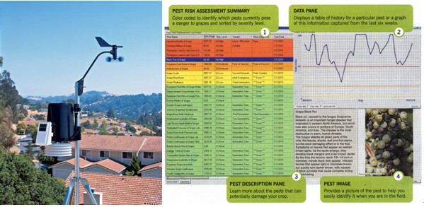 Vantage Pro2葡萄病蟲(chóng)害預(yù)報(bào)氣象站