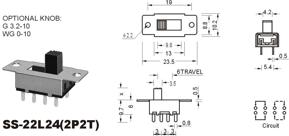 撥動開關(guān)SS-22L24www.cxesw.com