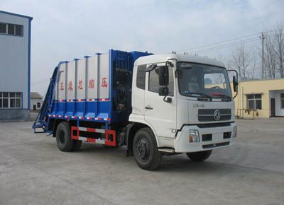 東風(fēng)天龍壓縮垃圾車多少錢(qián)_東風(fēng)后雙橋大型垃圾車_最便宜壓縮式垃圾車