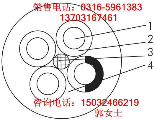 傳感器電纜MHYVR，礦用信號(hào)電纜