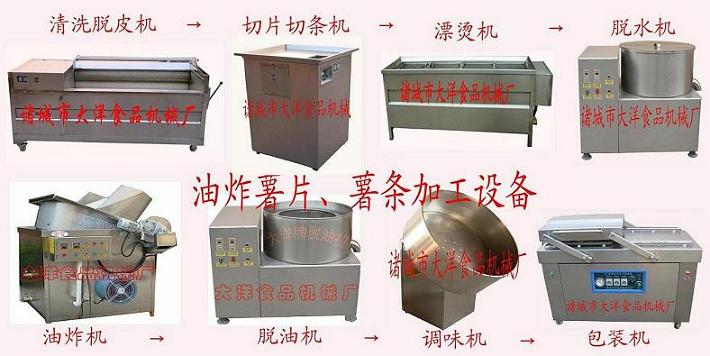 專業(yè)薯條加工成套設(shè)備--諸城大洋食品機(jī)械廠