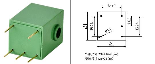 無源單相交流電壓隔離變送器