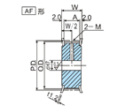 江蘇同步帶輪型號HTD8MAF型