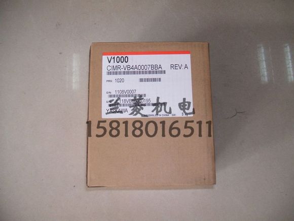 全新原裝進口安川變頻器CIMR-VB4A0007BBA 2.2KW