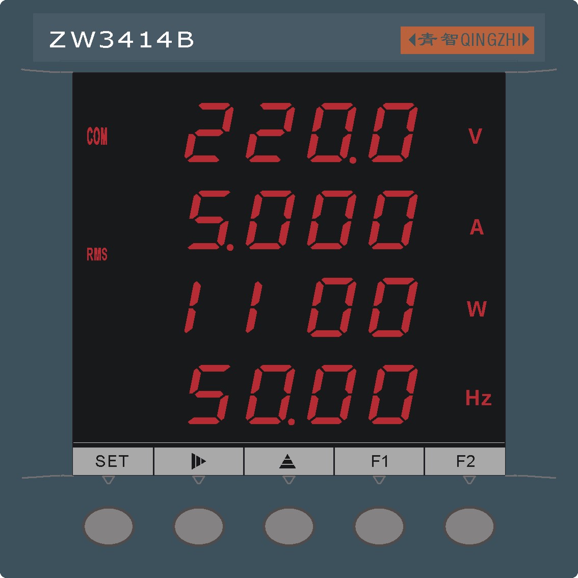 ZW3414B單相0.5級(jí)綜合電量表