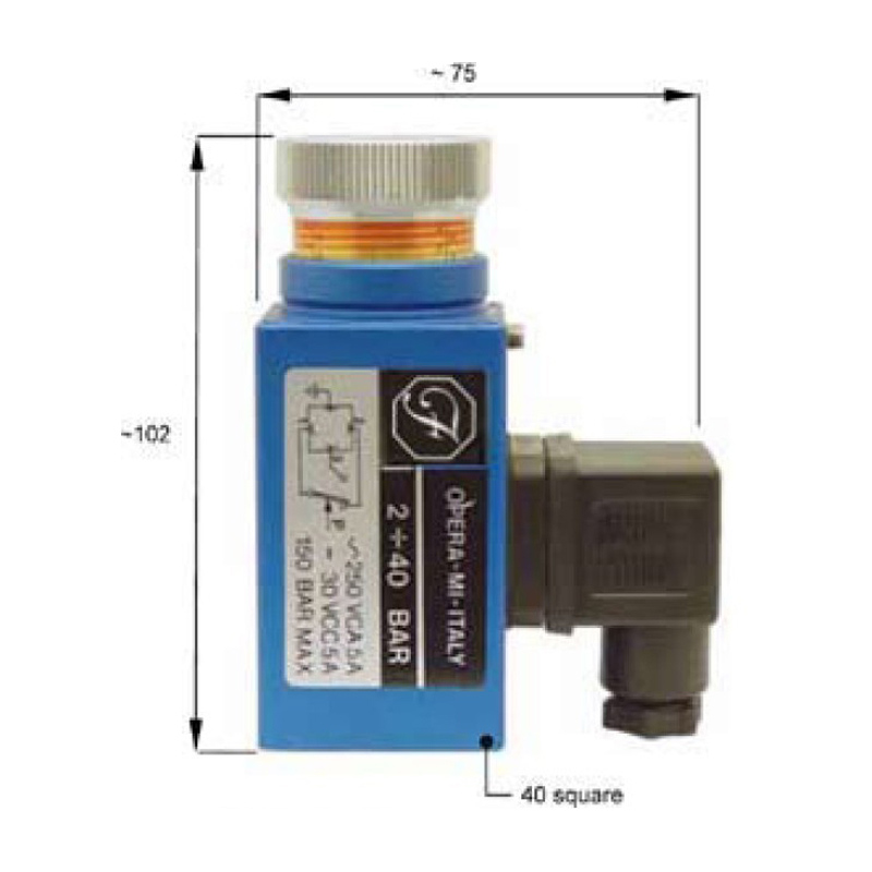 可調(diào)機械式壓力開關(guān) 壓力繼電器