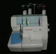 蜻蜓DF858家用雙針三線高級繃縫機(jī)彈性針織布料必備價格680元