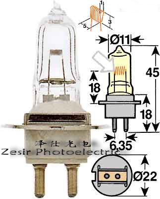 福建OSRAM 6V 20W HLX64251 鹵鎢燈泡 PG22