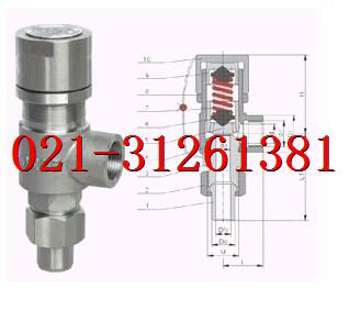 A21F、A21H、A21W、A21Y彈簧微啟式外螺紋安全閥