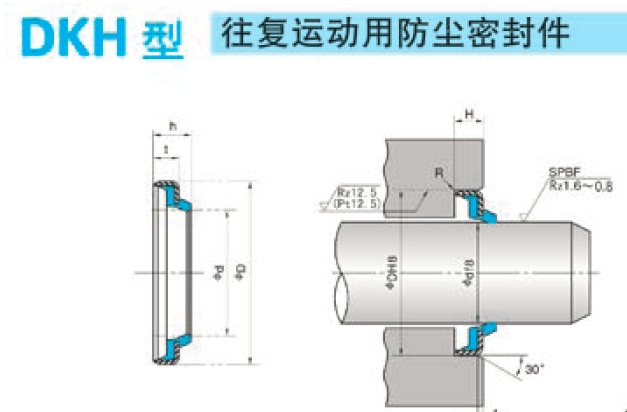 DKH密封件-DKH封專用密封件-nok系列密封件，規(guī)格齊全