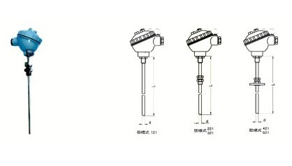 防噴式鎧裝熱電偶WRMK-221 WRMK2-221