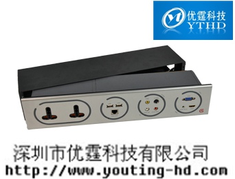 酒店面板多媒體《HDMI.VGA.AV.S端子》四合一切換器