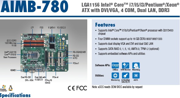 研華主板AIMB-780QG2