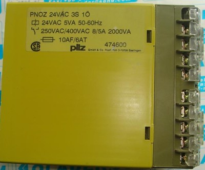 774074 PNOZ 16S 115VAC 24VDC 2n/o 2so皮爾茲安全繼電器