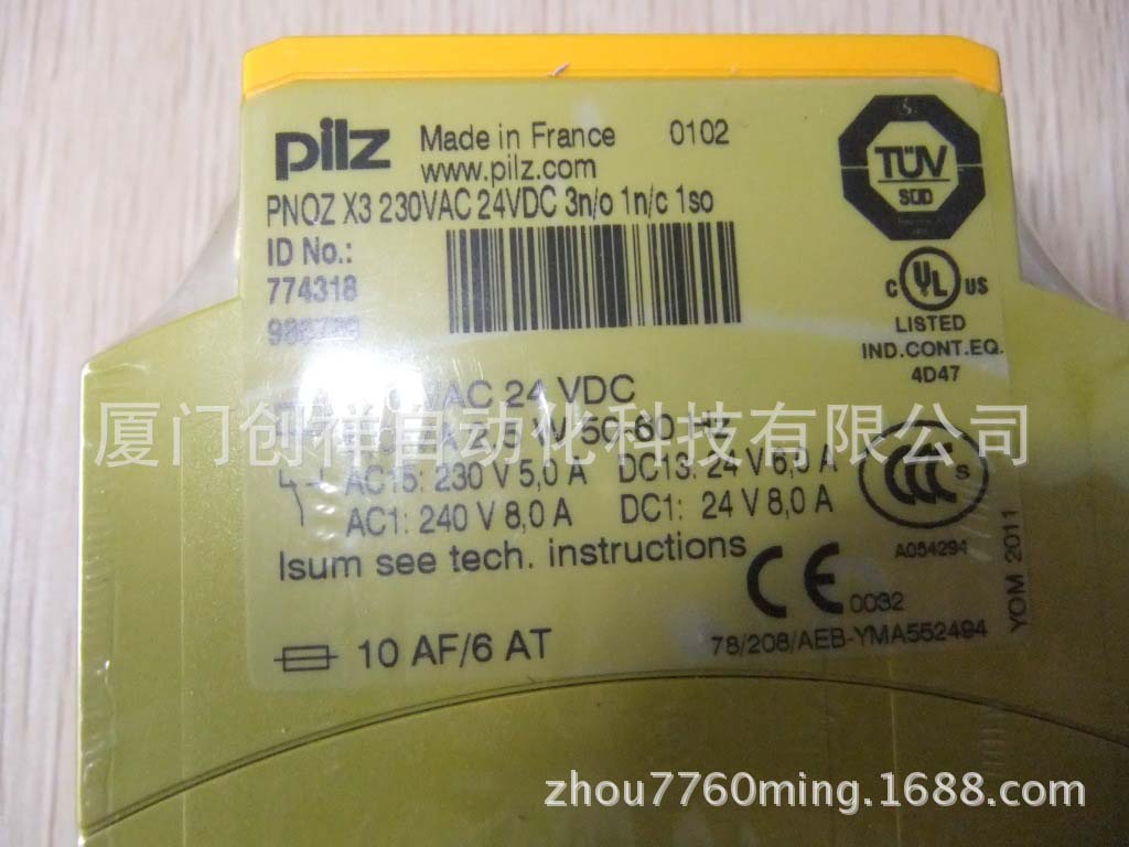 774740 PNOZ X10.1 24 VAC 6n/o 4n/c 6LED ^ F(xin)؛