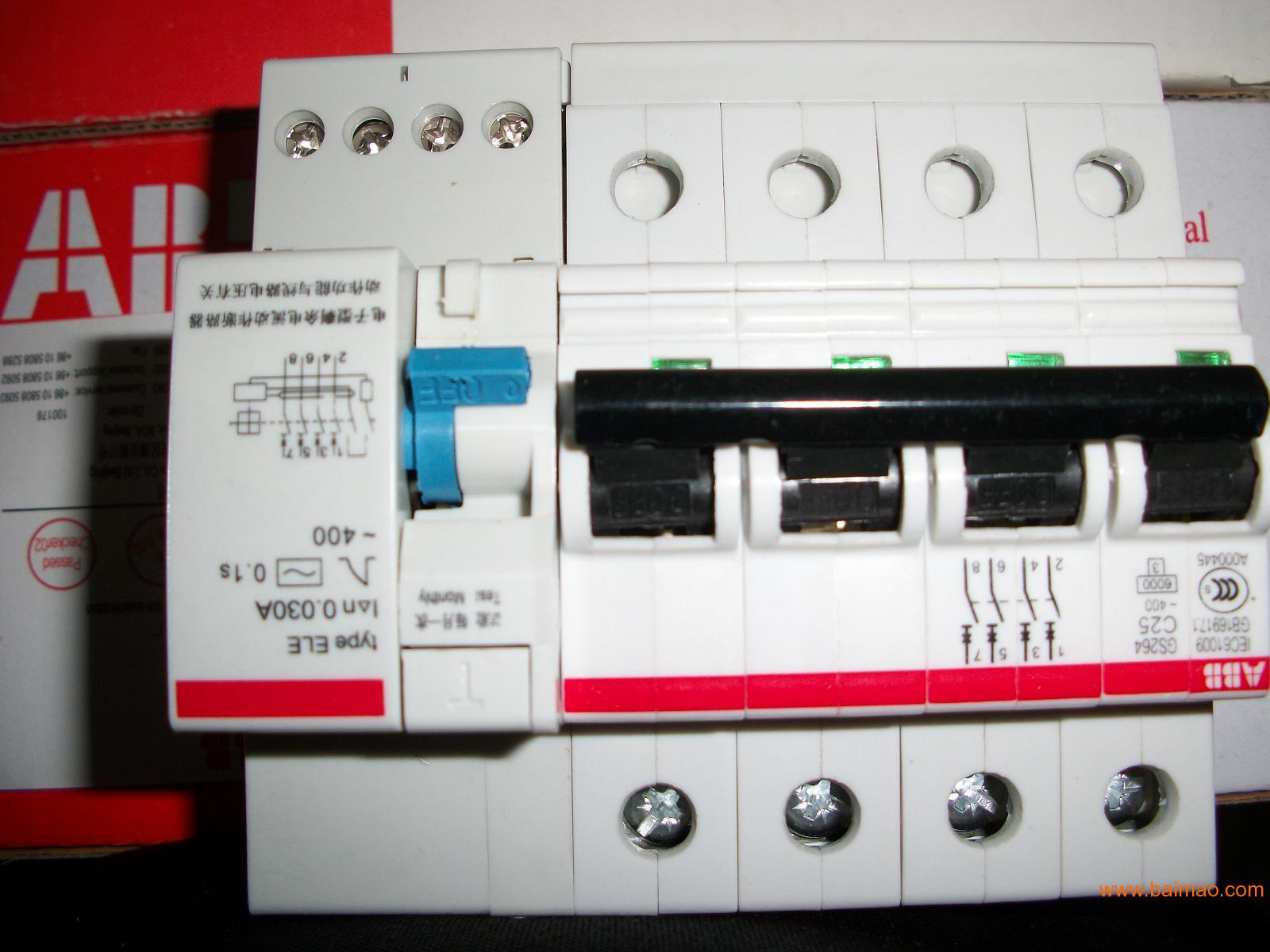 ABB剩余電流動(dòng)作斷路器全國(guó)一級(jí)代理