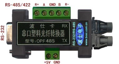 OPF485 串口RS-485/422/232塑料光纖轉(zhuǎn)換器