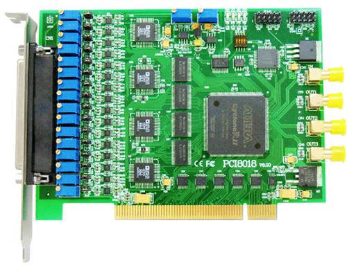 PCI-8018  80KS/s 14位 16路同步模擬量輸入采集