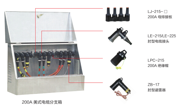 供應10kV,12kV 600A/200A 美式電纜分支箱