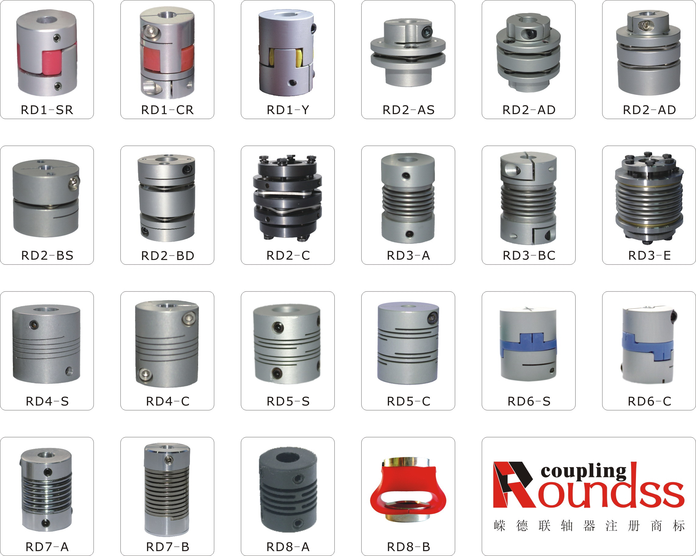 供應(yīng)　廣州嶸德　八字塑料聯(lián)軸器 RD8-B