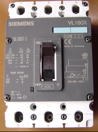西門子3VT塑殼斷路器