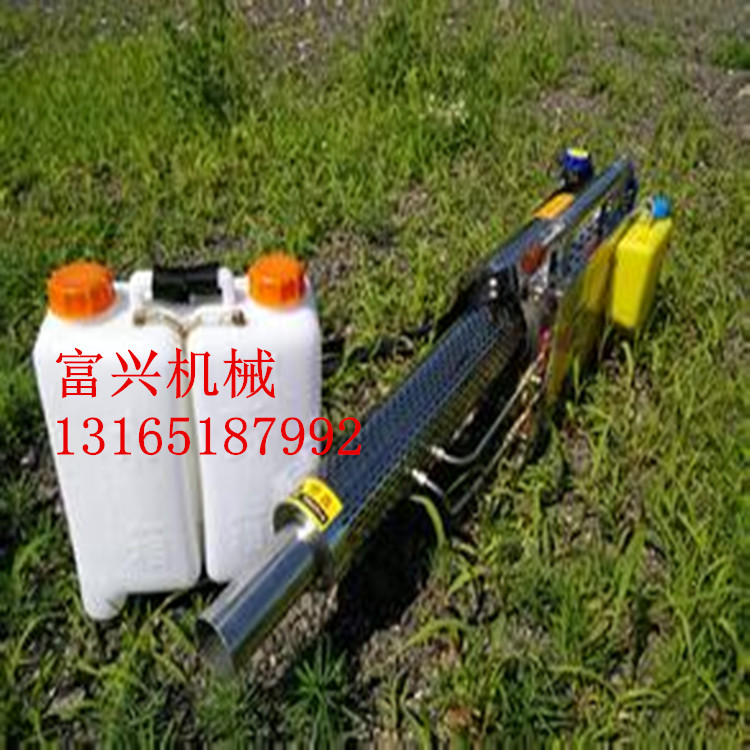 手推式高壓拉管噴霧器 四輪手推式打藥機 適合大棚果園用的遠(yuǎn)程打藥煙霧機