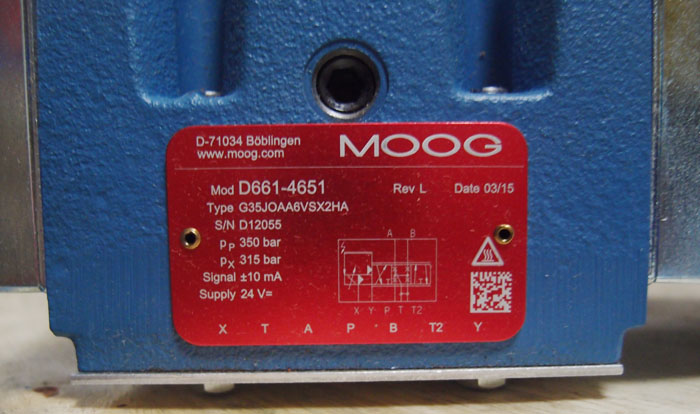 MOOG穆格伺服閥D633-317B