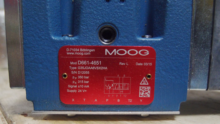 MOOG穆格伺服閥D661-4496E