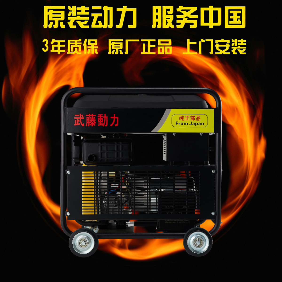 電啟動(dòng)直流發(fā)電電焊兩用機(jī)190A德國技術(shù)