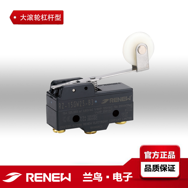 RZ-15GW25-B3/REBEW蘭鳥(niǎo)電子微動(dòng)開(kāi)關(guān)