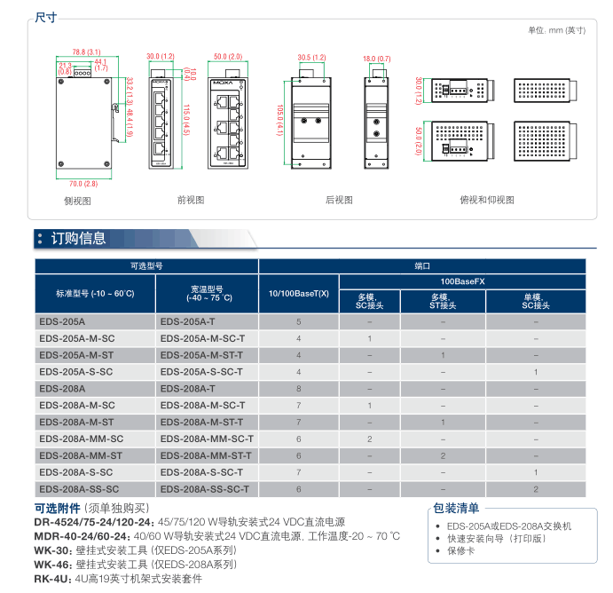 EDS-P308 EDS-G308