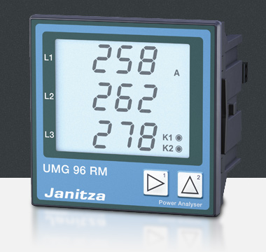 JANITZA 新型UMG 96-S2適用于測(cè)量和控制電氣變量-測(cè)量?jī)x表