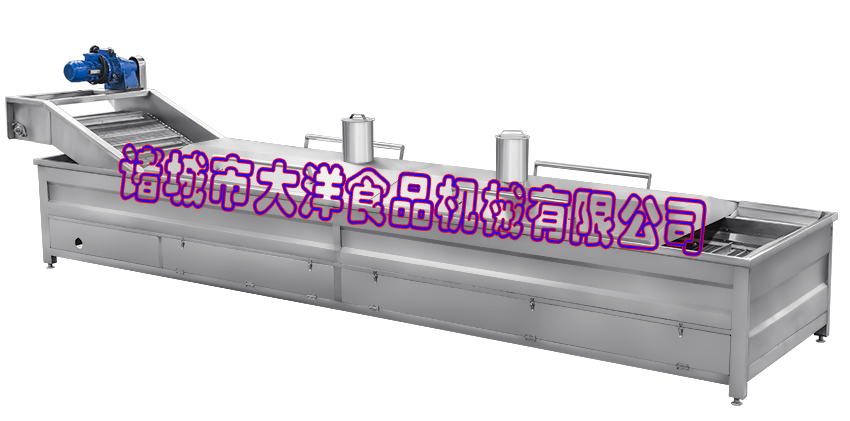 全自動青菜殺青機(jī)械，連續(xù)式漂燙流水線